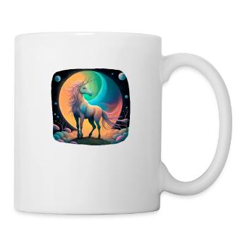 Fantasy unicorn mystical - Mug - white - Right