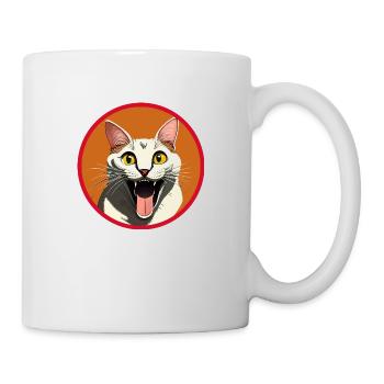 Happy Kitty - Mug blanc - blanc - Droite