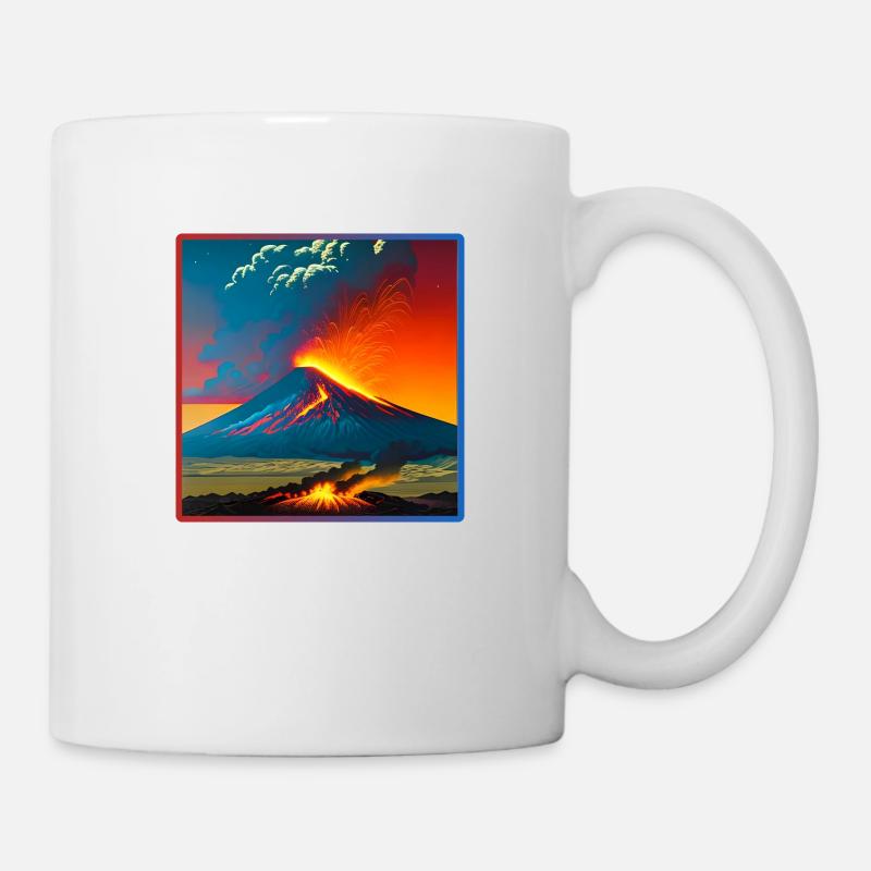 Volcano - Mug blanc - blanc