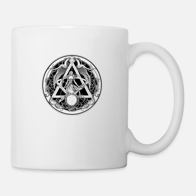 Illuminati-Göttin - Tasse - Weiß