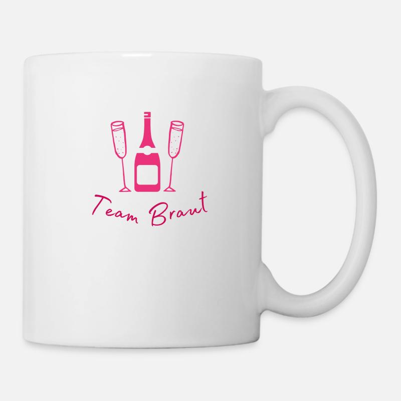 Team Braut - Tasse - Weiß