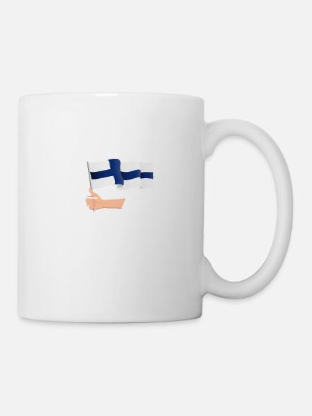 Mein Traum Finnland Urlaub Skandinavien - Tasse - Weiß