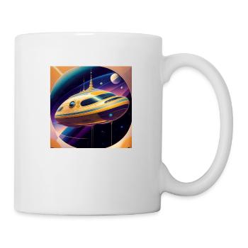 Design Seulement 2 0 5 0 S Rétro Future Art Déco - Mug blanc - blanc - Droite
