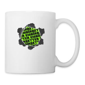 frohe weihnachten freundlich animal rights - Tasse - Weiß - Rechts