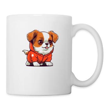 Chien cool - Mug blanc - blanc - Droite