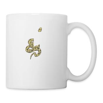 Letter k snake - Mug - white - Right