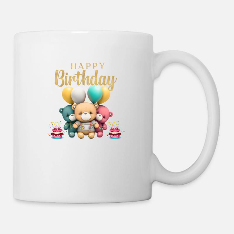 Happy Birthday For Kids - Mug - white