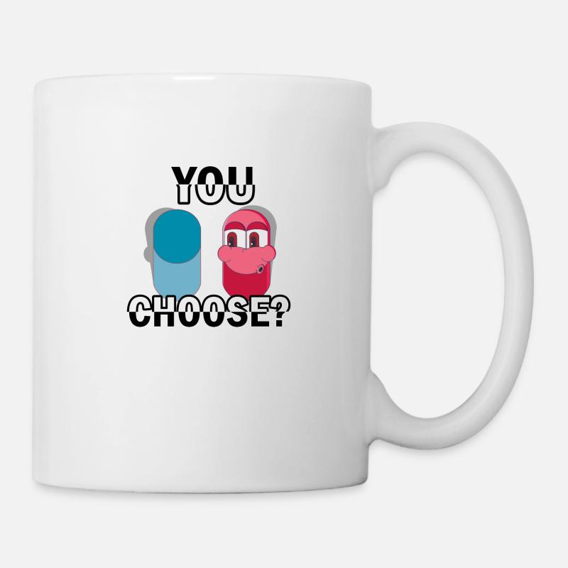 DU WÄHLST - Tasse - Weiß