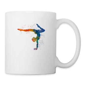 Yoga exercise - Mug - white - Right