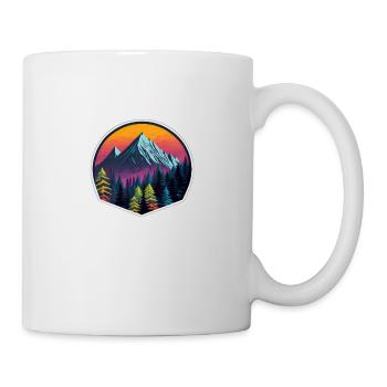 Colorful Mountains -Generative AI - Mug - white - Right
