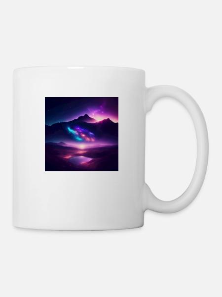 Aurore boréale - Mug blanc - blanc