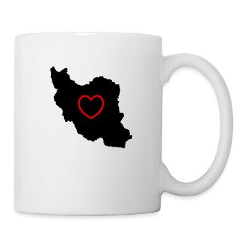 iran love - Tasse - Weiß - Rechts
