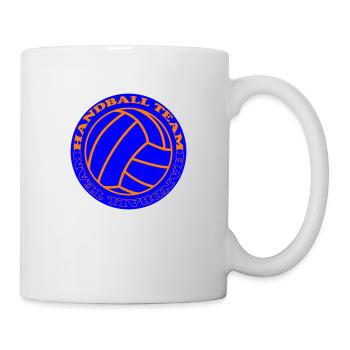 Équipe de handball 2 - Mug blanc - blanc - Droite