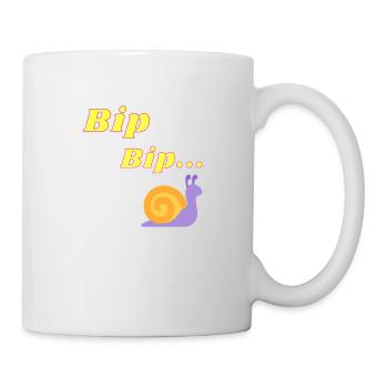 Impression Bip Bip - Des designs amusants - Mug blanc - blanc - Droite