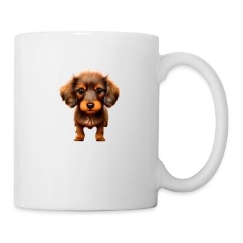 Teckel Chien Chiens Propriétaires Chiens Propriétaires de chiens Propriétaires de chiens - Mug blanc - blanc - Droite