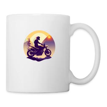 Motorcycle Motorcycle Fan Motorcyclist Motorcross - Mug - white - Right