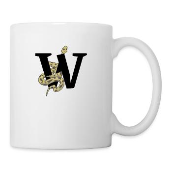 Letter w snake - Mug - white - Right