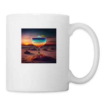 Cocktail 6 Geschenk - Tasse - Weiß - Rechts