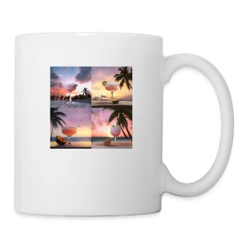 Cocktails Geschenk - Tasse - Weiß - Rechts