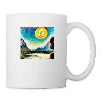 Ape exploring Crypto World - Tasse - Weiß - Rechts