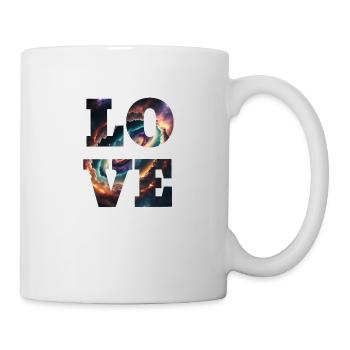 Liebe ist unendlich - Tasse - Weiß - Rechts