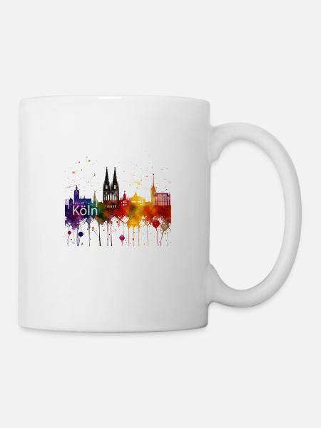 Köln, kœln - Tasse - Weiß