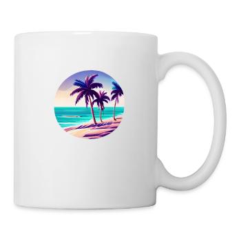 Summer Vacation Palm Beach Palm Island Sun - Mug - white - Right