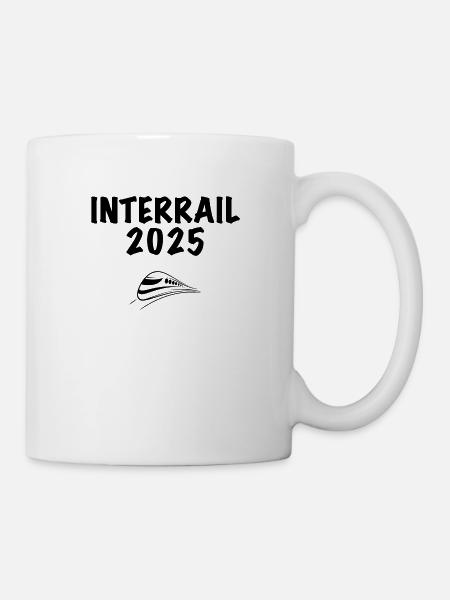 Interrail 25 - Tasse - Weiß