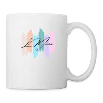 La mariée arc en ciel pastel - Mug blanc - blanc - Droite