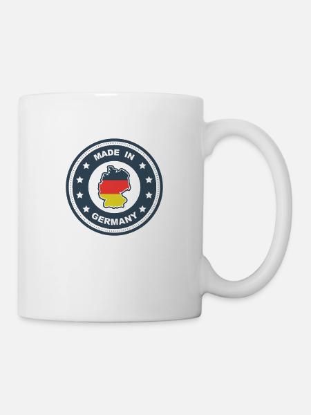 Made in Germany - Tasse - Weiß