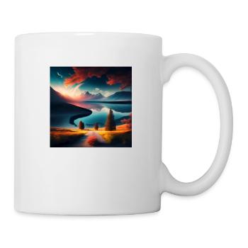 Paysage - Mug blanc - blanc - Droite