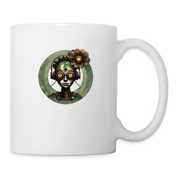 Robo Blume - Tasse - Weiß - Rechts