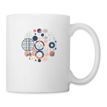 Vintage geometric pattern - Mug - white - Right