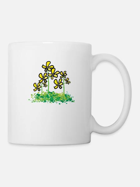 Rapsblüte - Tasse - Weiß