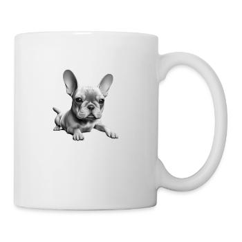 Chien bouledogue français Chien Chien Propriétaire - Mug blanc - blanc - Droite