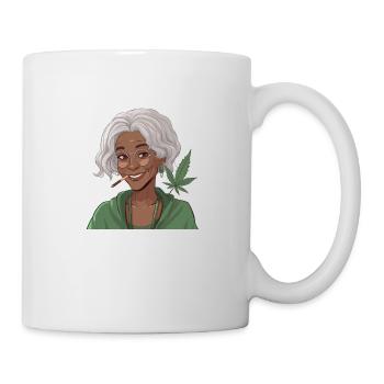Offrez le cadeau gratuit au chanvre - Mug blanc - blanc - Droite