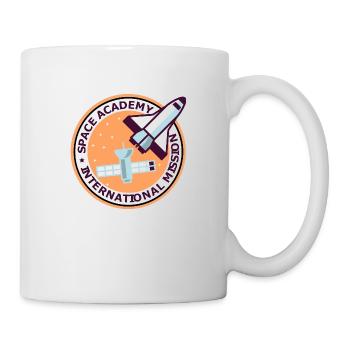 Space Academy International Vintage Farbe - Tasse - Weiß - Rechts