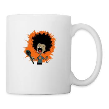 Sängerin - Tasse - Weiß - Rechts