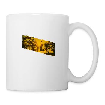 Basketteur Basketteur Dunking Joueur sportif - Mug blanc - blanc - Droite