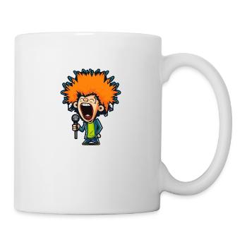 Sänger - Tasse - Weiß - Rechts