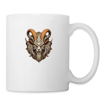 Ziege - Tasse - Weiß - Rechts