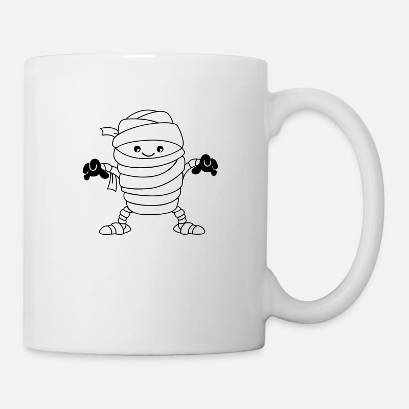 mumie - Tasse - Weiß