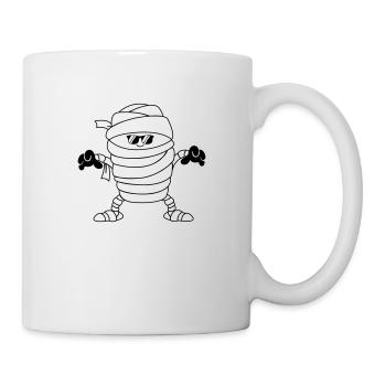 mumie sonnenbrille - Tasse - Weiß - Rechts