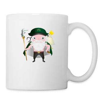 Captain Plank - Tasse - Weiß - Rechts