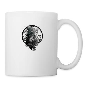 Gothic Wassermann Frau - Tasse - Weiß - Rechts