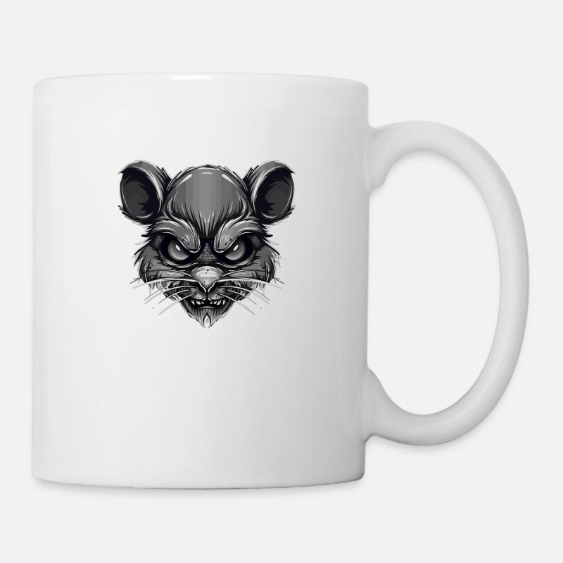 Maus - Tasse - Weiß