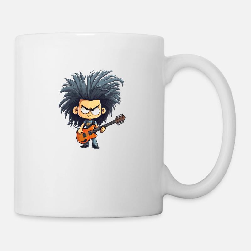 Crazy Guitar - Tasse - Weiß