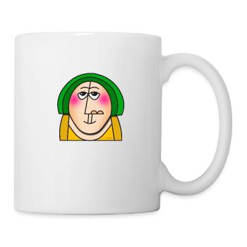Lever les yeux - Mug blanc - blanc - Droite