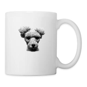 Caniche chiot chien amour chien propriétaire caniche chiot - Mug blanc - blanc - Droite