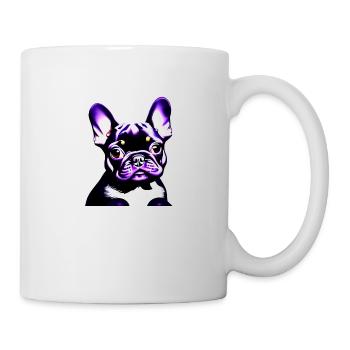 Chiens Propriétaire de chien Chien bouledogue français - Mug blanc - blanc - Droite